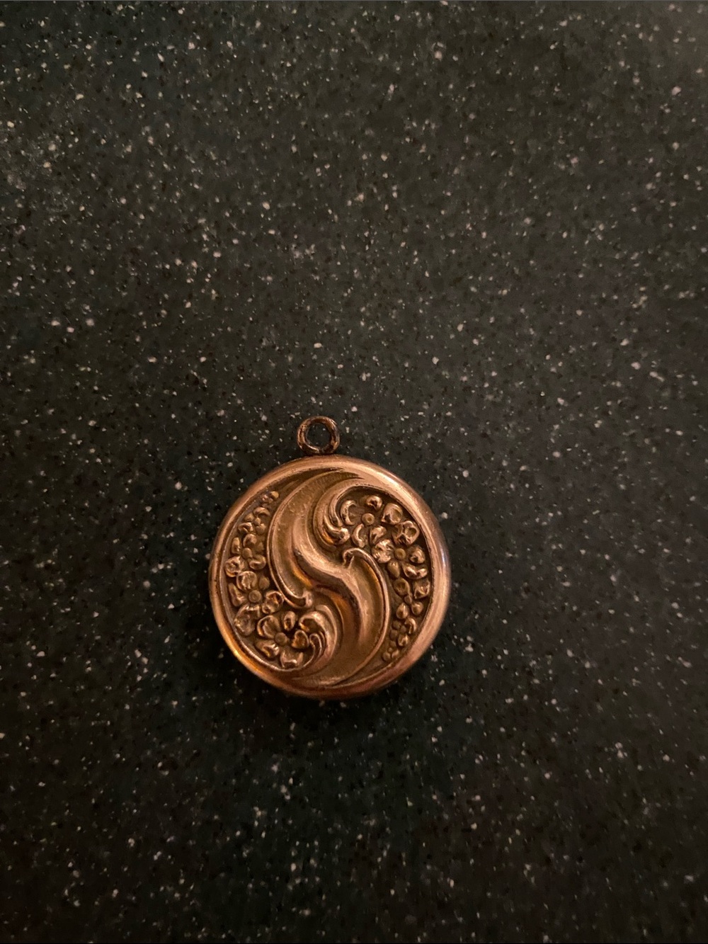 Art Nouveau Gold Filled Repousse Locket